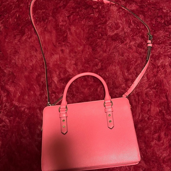 Pink Kate Spade purse- crossbody or just 2 handles - Picture 7 of 10